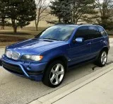 2002 BMW X5 4.6is Estoril Blue