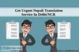 Get Urgent Nepali Translation Service In DelhiNCR