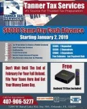 Tax Preparation - 6000 Same Day Cash Advance