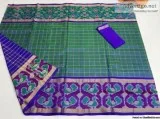 elegant Pochampalli Ikkat big border sarees available