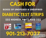  WE PAY CASH FOR DIABETIC TEST STRIPS 
