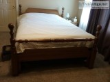 oak bedroom set queen size