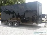 Enclosed motorcycle hauler