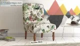 Buy a Wooden Accent Chair with Arms Online Low Price