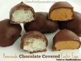 Homemade Fresh Peanut Butter and Coconut Easter Eggs