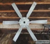 2 - Aluminum Antique Fans