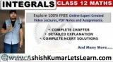 Integrals Class 12 Maths - Ashish Kumar Lets Learn