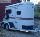 1992 Custom  1 Horse Trailer Bumper Pull