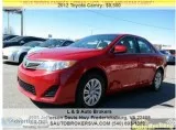 2012 TOYOTA CAMRY L 4CYLSEDANNI CE AND CLEAN