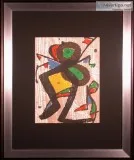 Plate B - Original Woodblock Print from Miro Graveur 1