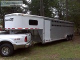 2004 Cimmarron ALUMINUM 28  X 7 -6 LONESTAR GOOSENECK TRAILER 3H