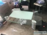 Glass Coffee and Buffet table