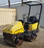 2013 WACKER RD11A VIBRATORY TANDEM SMOOTH DRUM ROLLER