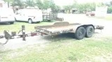 Butler LT1015 TA Tilt Deck Equipment Trailer