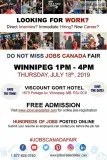 Winnipeg Job Fair - July 18th 2019