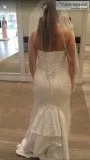 Corseted Wedding Dress w FREE Never Been Worn Bustier