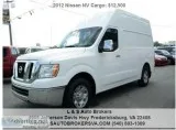 2012 NISSAN NV CARGO 2500 HDHIGH ROOFCARGO VAN