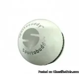 Sportobuddy Leather Cricket Ball - White