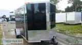 6 x 12 Black Enclosed Cargo Trailer WV-nose - 11887