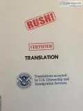 NYC RUSH USCIS CERTIFIED TRANSLATION SERVICES (7 DAYS A WEEK)