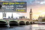 Affordable Europe Group Holiday Tour Packages from Bangalore Ind
