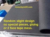 EXERCISE  Rubber gym flooring  FITNESS