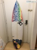 Custom Pyzel 6 2   short board tri fin
