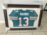 Dan Marino autographed jersey with papers and authentication sea
