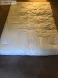 Futon Mattress White 67&quot X 53&quot X 8&quot