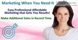 [Affordable] Marketing When You Need It