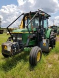 John Deere 7210 Tractor with Alamo Boom Attachment