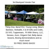 3rd Backyard Vendor Fair