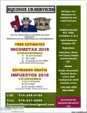 INCOMETAX 2018 - FREE ESTIMATES