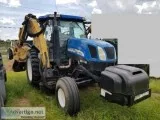 2006 New HollandFord TS115A Tractor with Alamo Boom Attachment