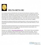 Delta Beta Mu - Fraternity
