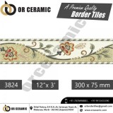 Multicolor Ceramic Digital Border Tiles Manufacturer and Exporte