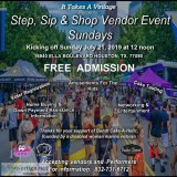 Step Sip and Shop Vendor Event Sundays