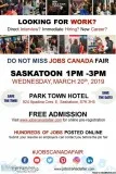 FREE Saskatoon Job Fair &ndash March 20th 2019