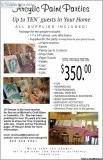Host a POUR PAINT PARTY in YOUR HOME with JP Denyer Artist and T