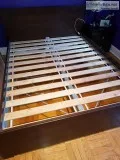 Queen bed with mattress and boxspring