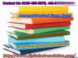 What do you know about annamalai solved project report 0120-433-
