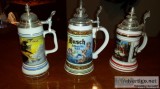 Anheuser Busch Heritage Series Collectable Beer Steins