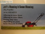 Jeffs mowing and snow blowing