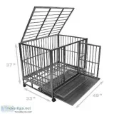 XL Heavy Duty Pet Crate for Large Breed Dogs