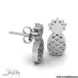 Spongebob s Crib Silver Earrings and Studs by JollyRolly