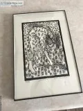 BRIAN KERSHISNIK woodcut signed print