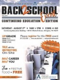 Free BACK TO SCHOOL Event for Continuing Education