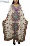 Women Nightwear Kaftan Kimono Sleeve Viscose Multicolor Free Siz