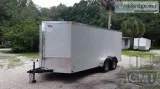 7 x 16 Standard Enclosed Cargo Trailer WV-nose - 13027