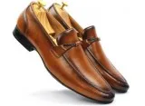 Buy Camel Brown Loafers shoes for Men online